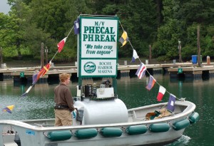Roche Harbor comes to you to clean out your holding take - what service!